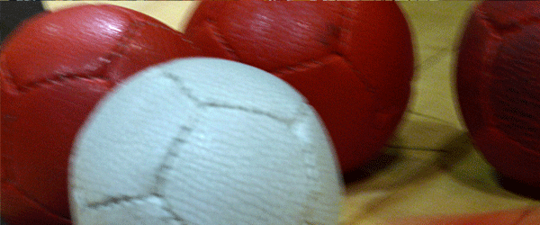 Boccia Balls Closeup